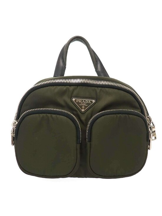 Prada Nylon Backpack Khaki main image 9